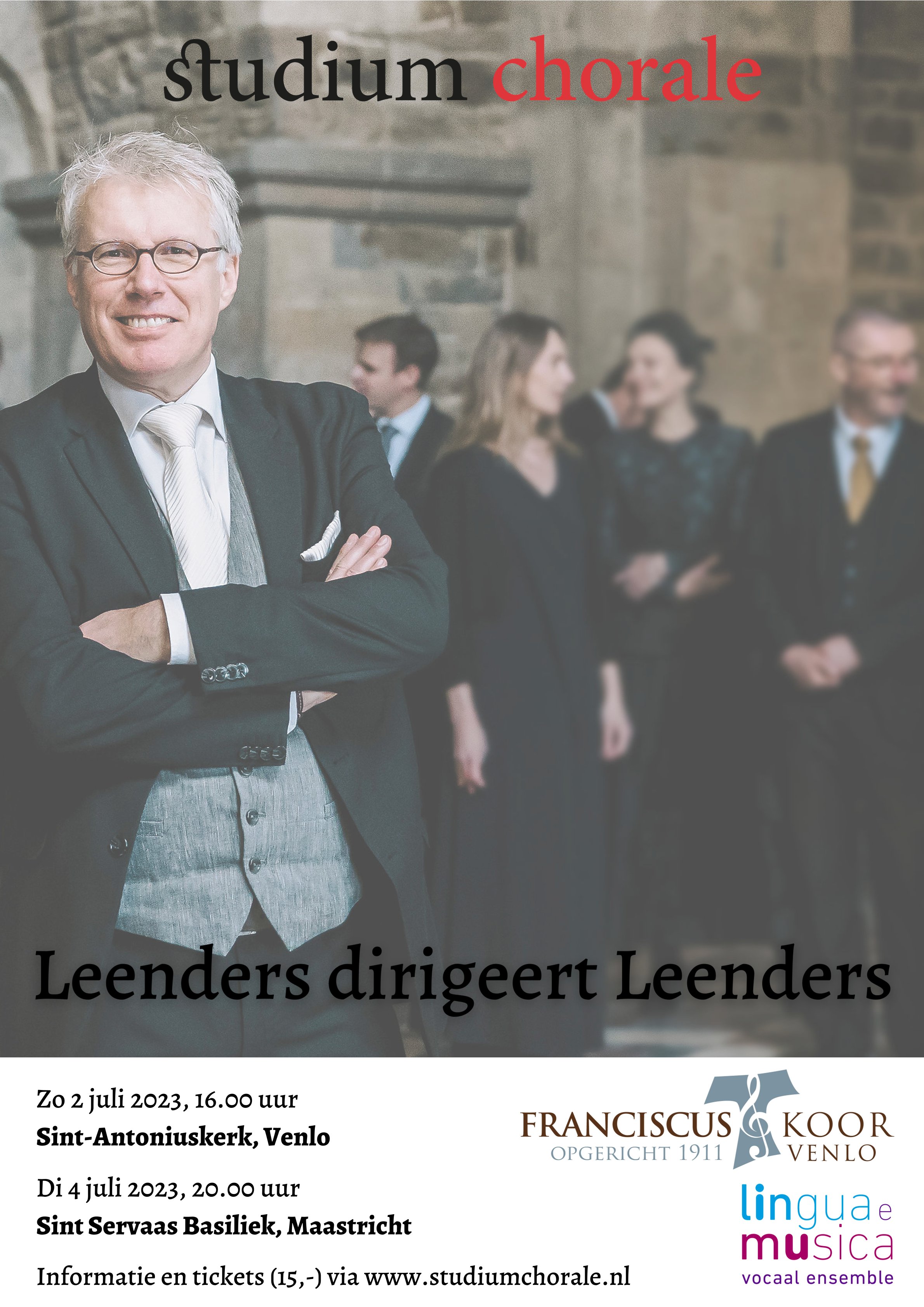 Poster Leenders dirigeert Leenders